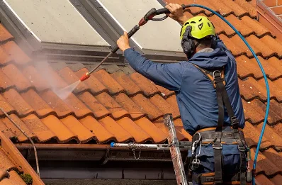 Démoussage et hydrofuge de toiture à la Ferrière-sur-Risle